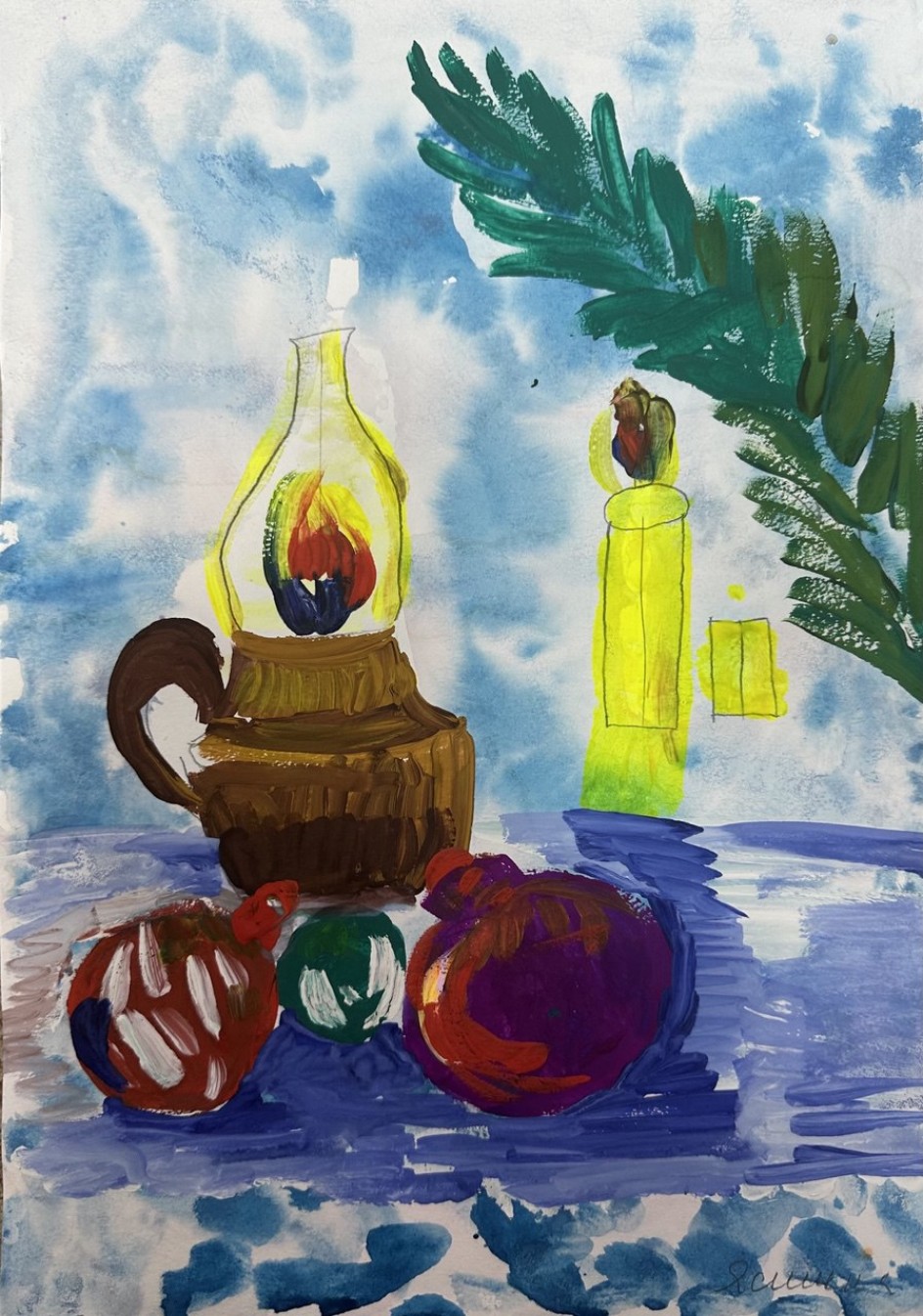 Тепло огня и зимний уют