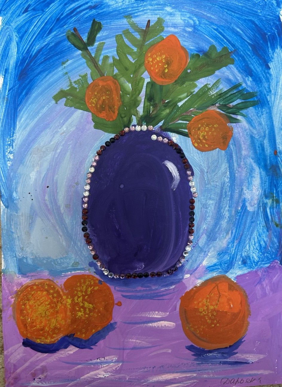 Ваза в вечернем свете