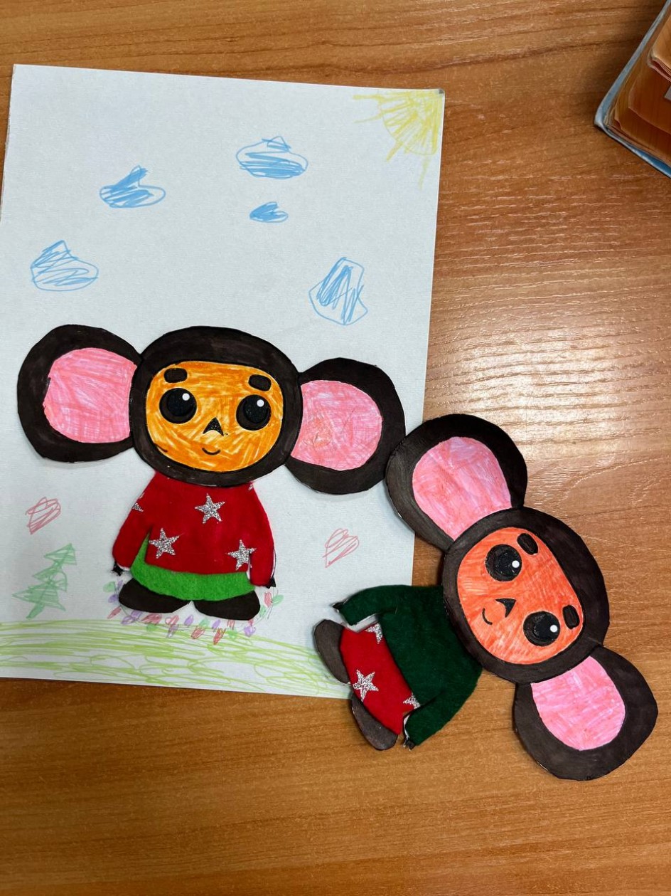 Эскиз новогоднего костюма "Чебурашка"