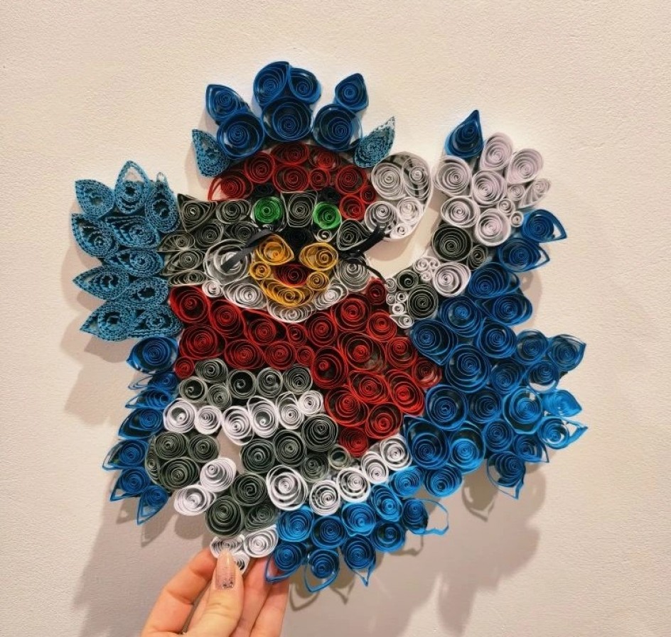 Поделка - снежинка "Кот Матроскин!"