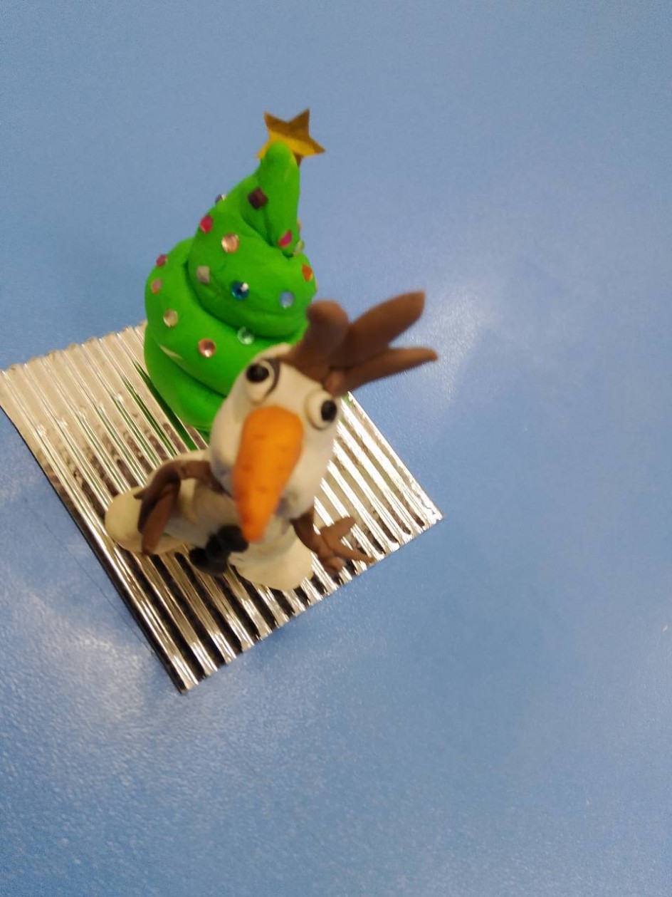 "Олафёнок ждёт новый год"