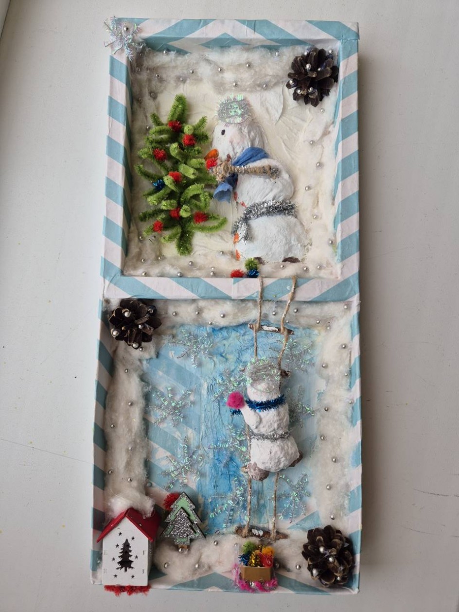 Новогоднее приключение снеговиков