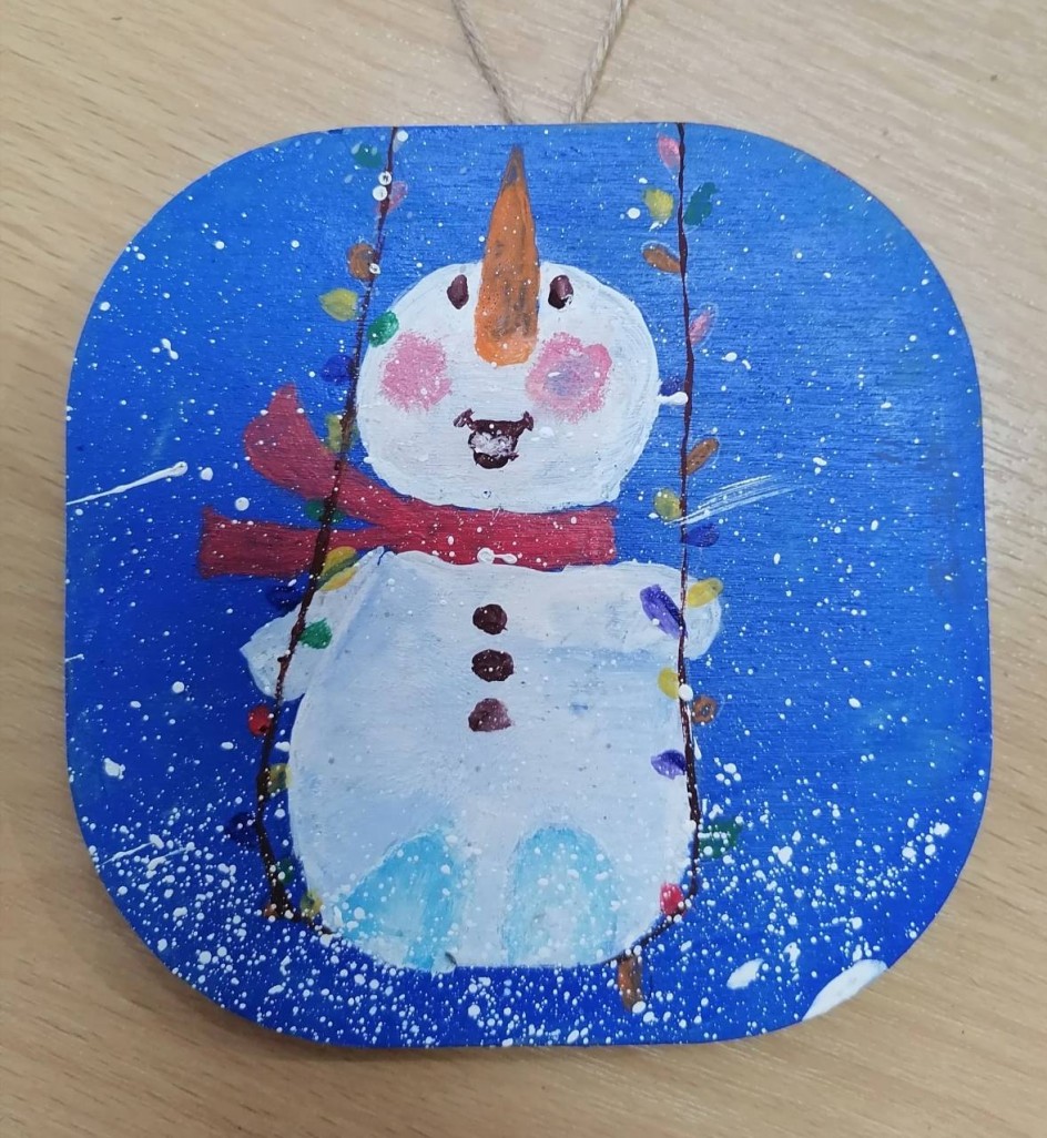 Снеговик - озорник