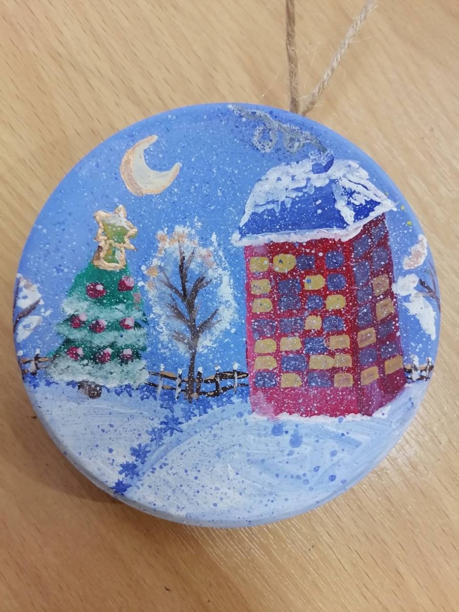 Волшебный зимний пейзаж