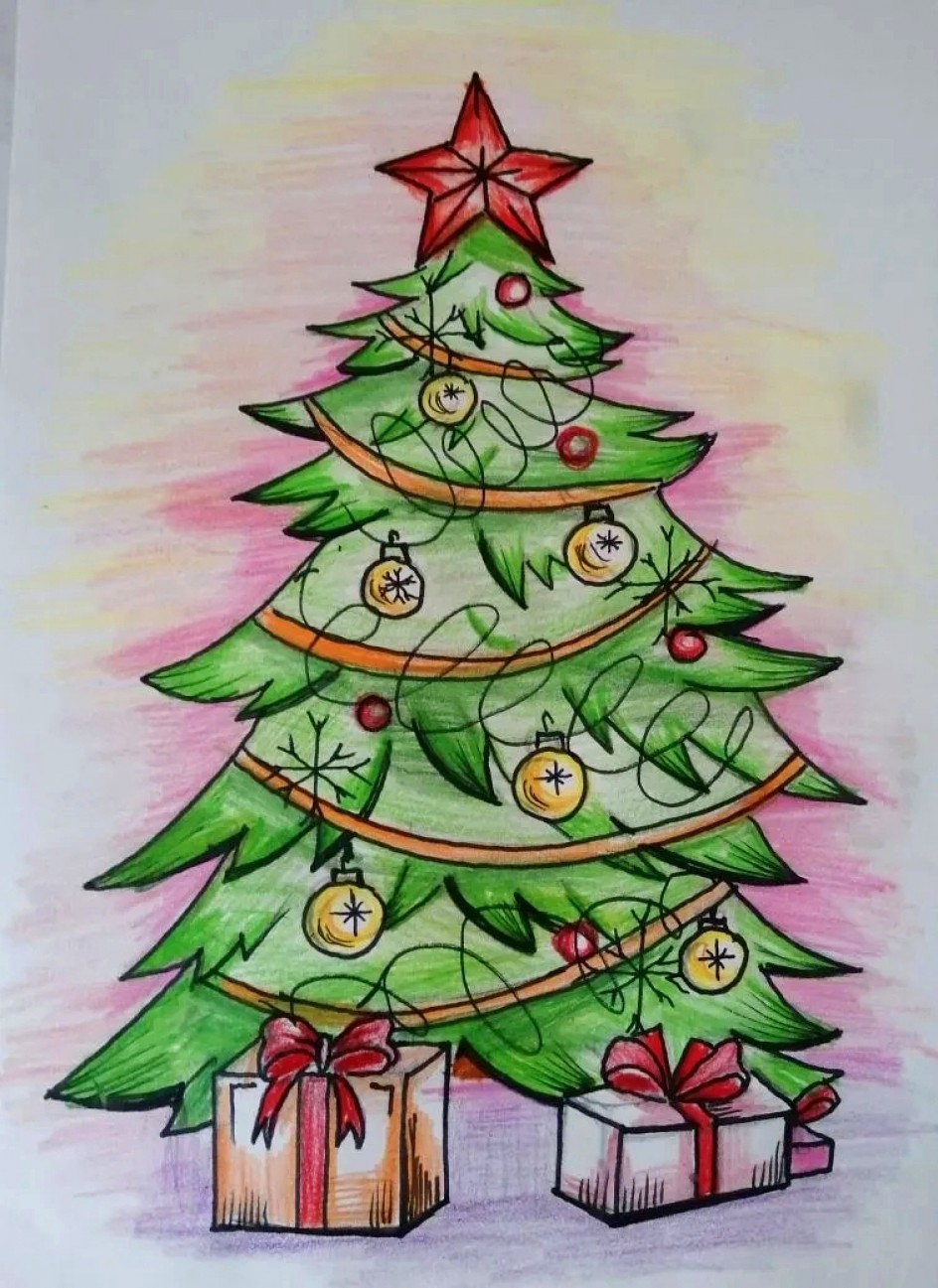 Ёлка в праздник нарядилась