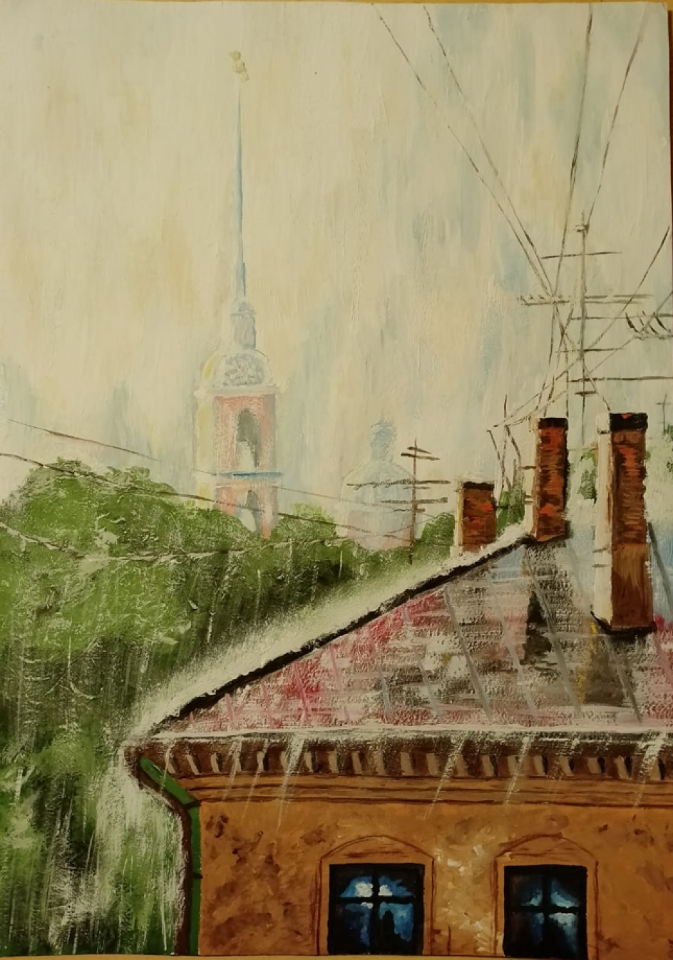 Дождь в городе