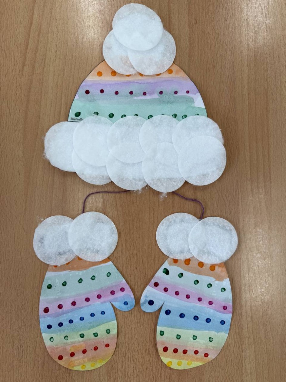 "Шапка с варежками"