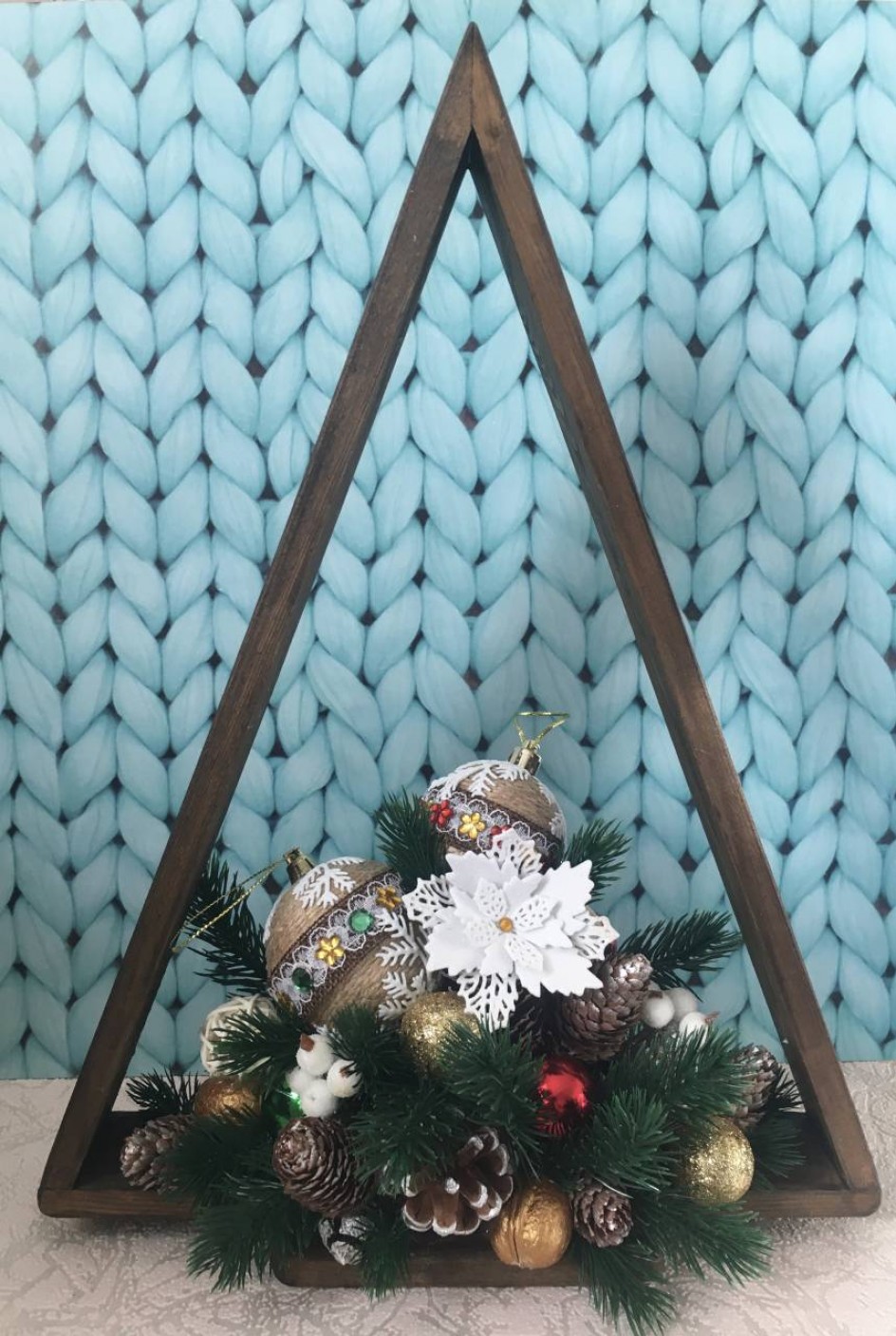 Интерьерное декоративное изделие «Ёлка»