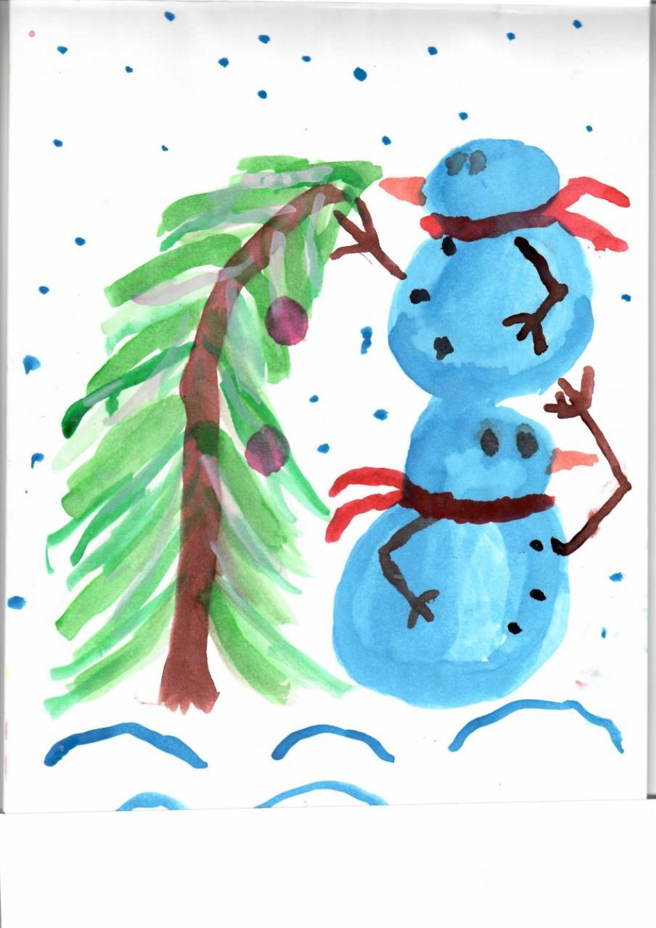 "Озорные снеговики"