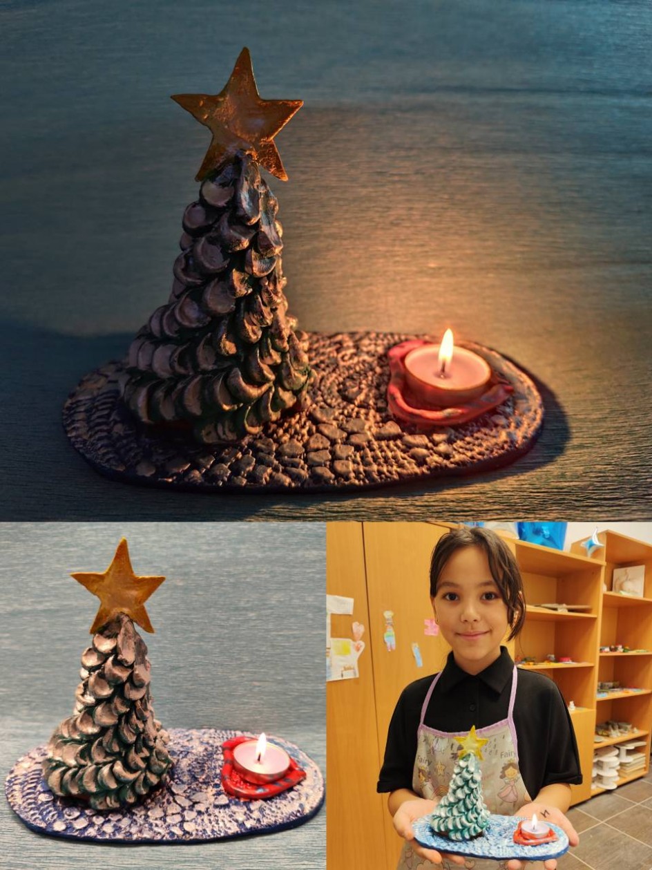 Подсвечник новогодний