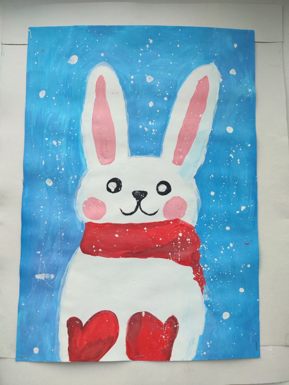 "Заяц в снегу"