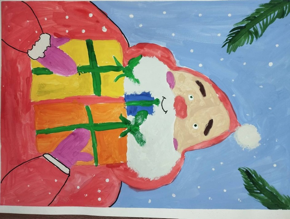 Дед Мороз подарки принес.