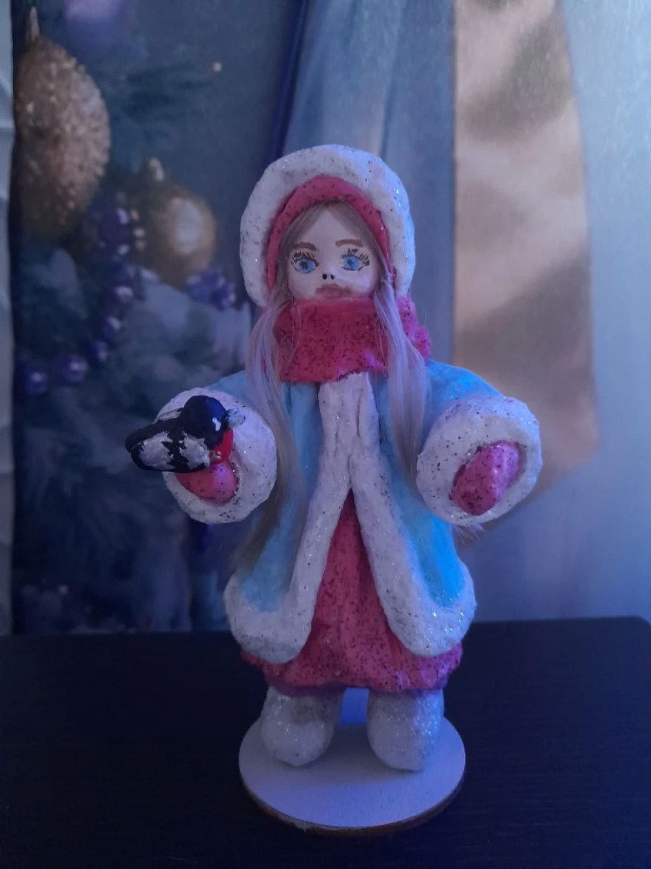 "Новогодняя игрушка" (из ваты)