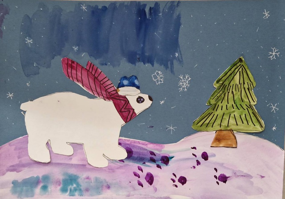 Белый мишка