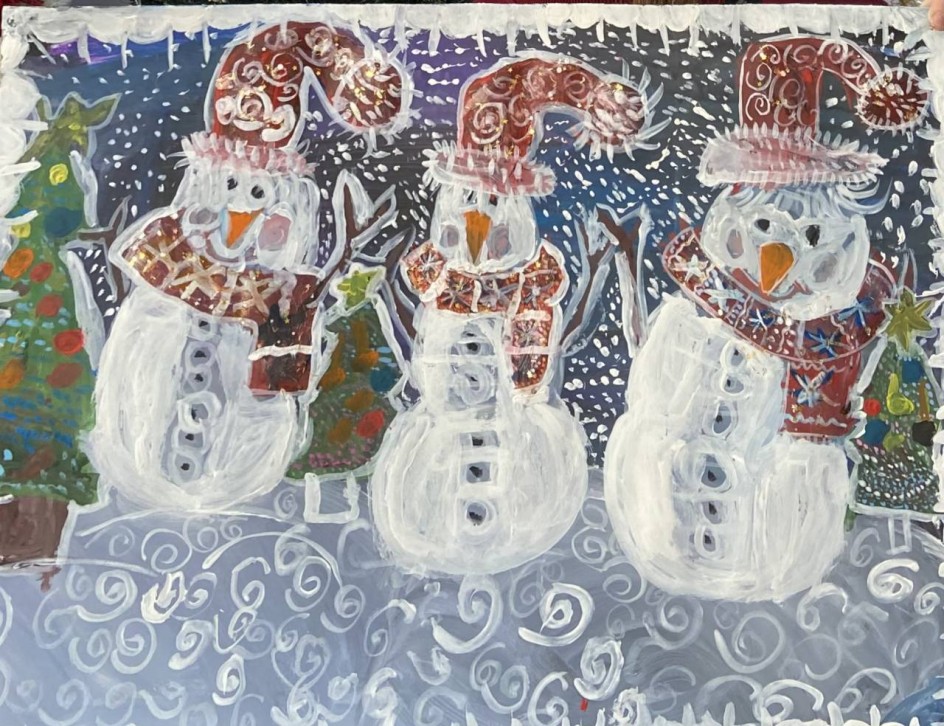 Весёлые снеговики