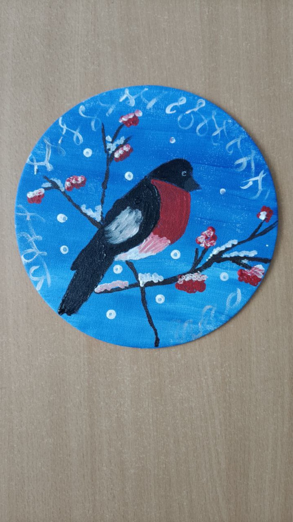 Птичка Снегирь