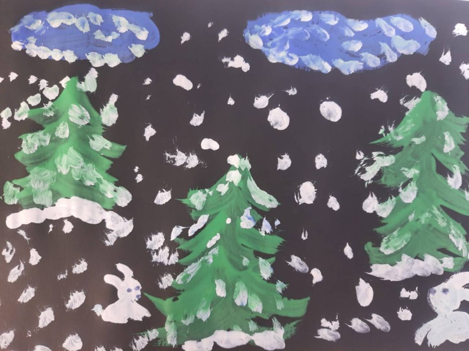 "Зима в лесу"