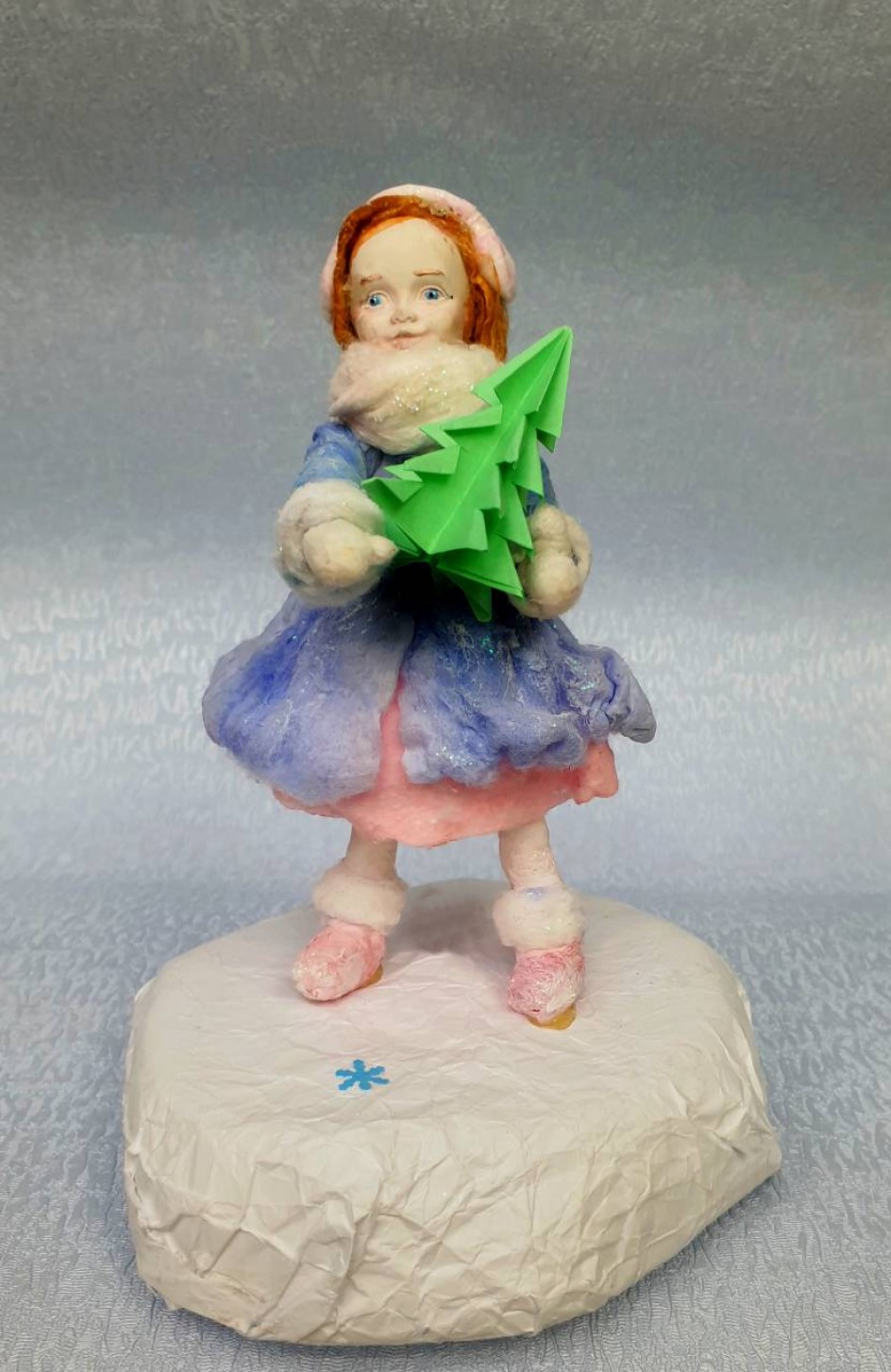 "Волшебная елочка", ватная игрушка