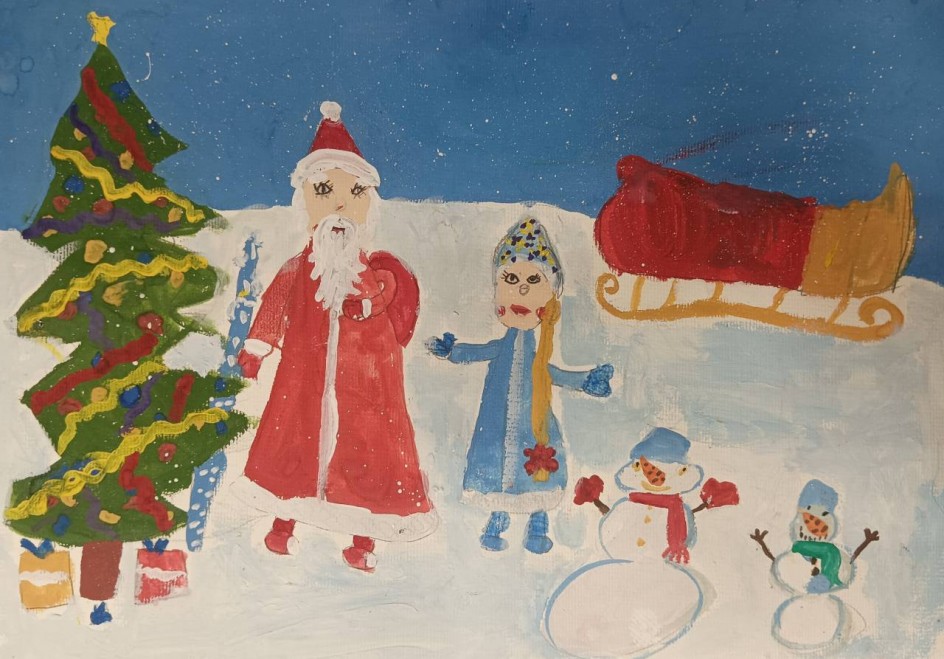 Ждём всех возле ёлочки