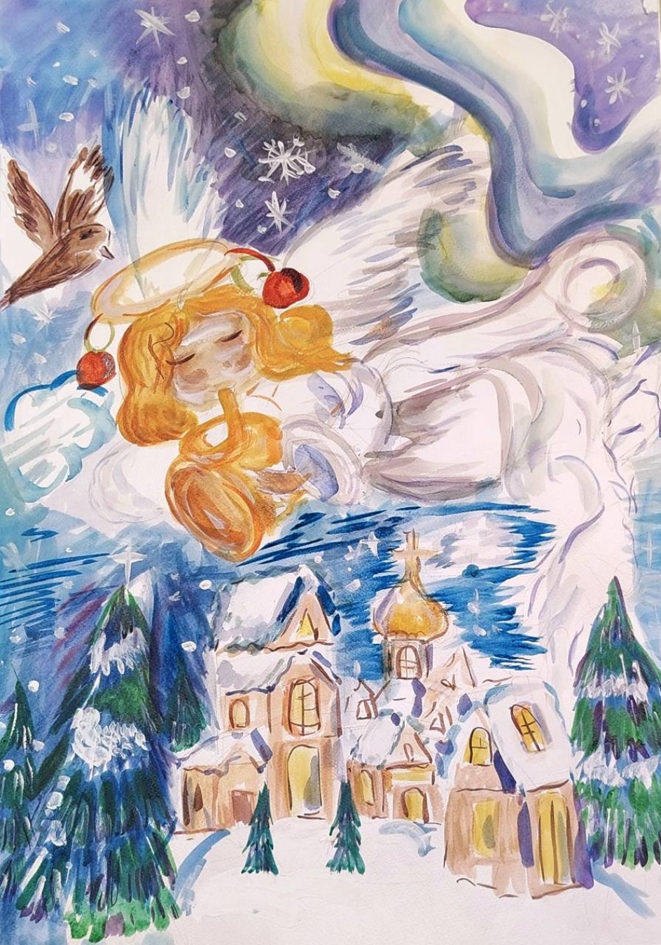 "И новый год и Рождество пусть принисут нам волшебство!"