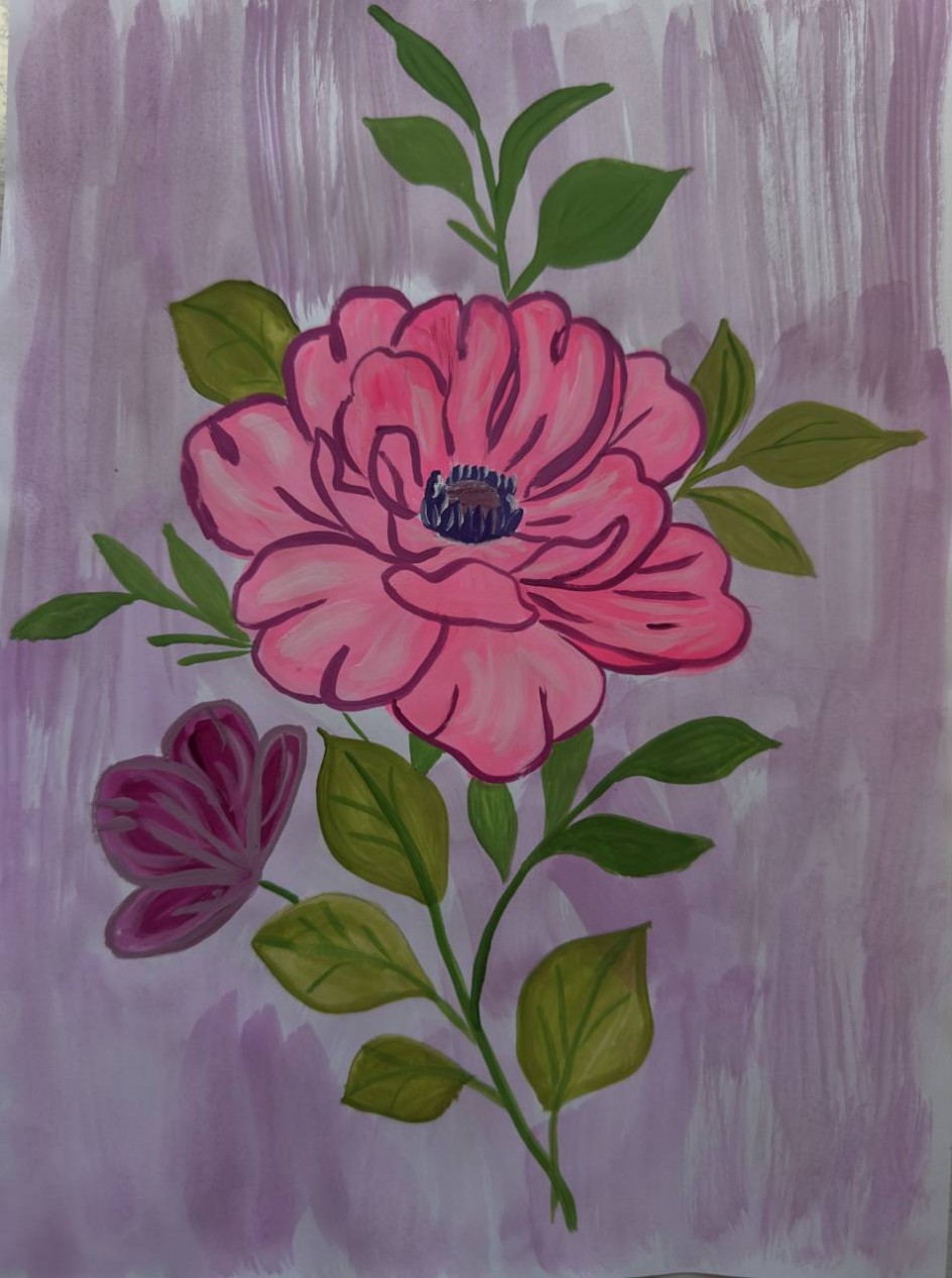 Красивый цветок