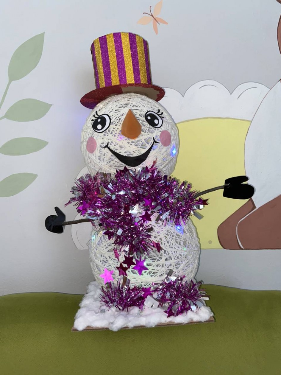 Новогодний снеговик