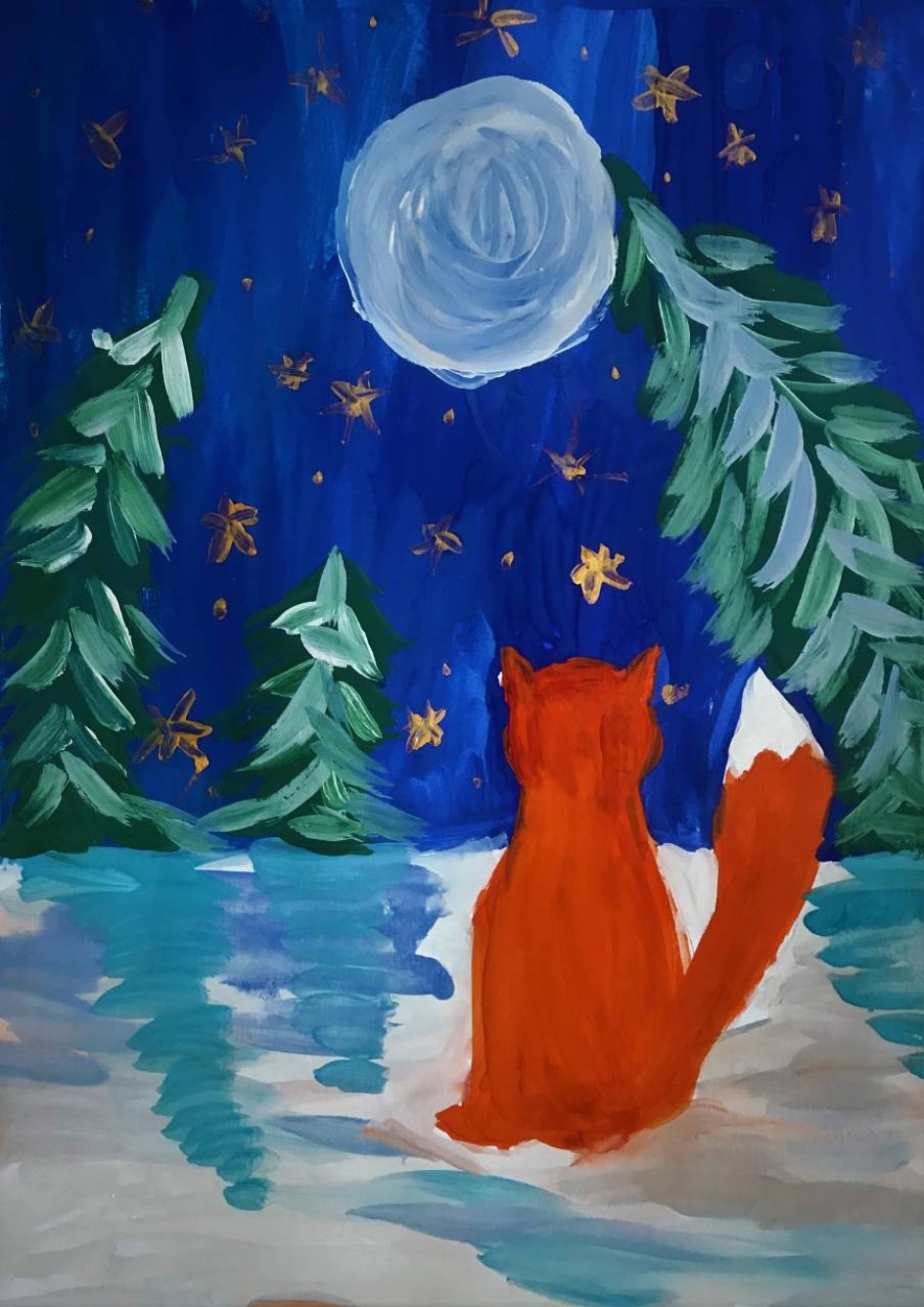 "В зимнем лесу"