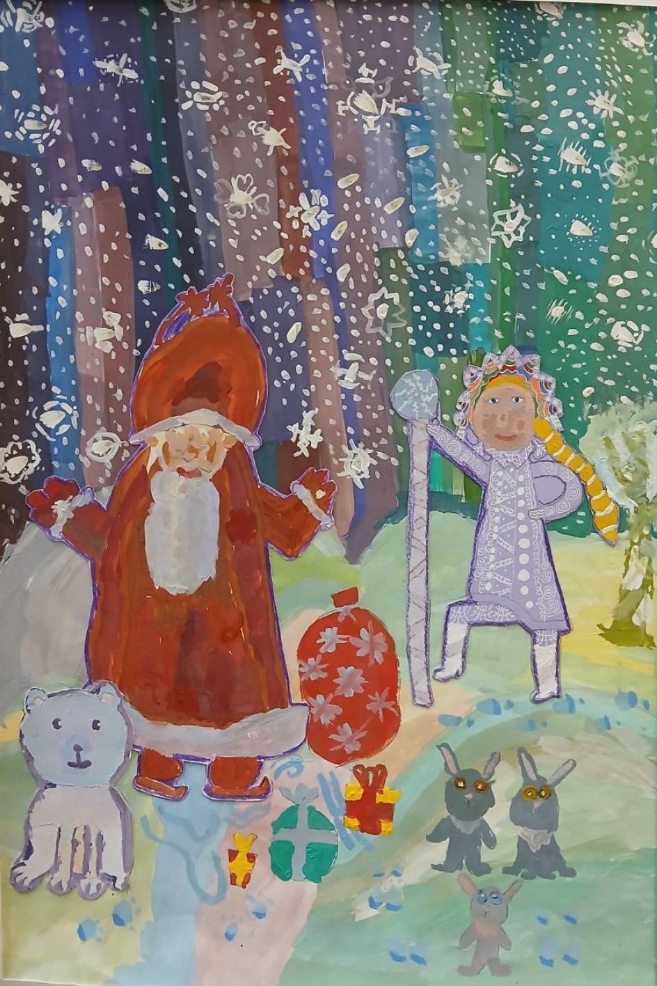 Новогодние подарки для лесных зверюшек