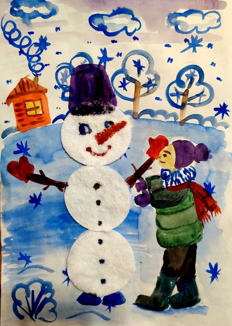 "Снежный друг - "Снеговик"