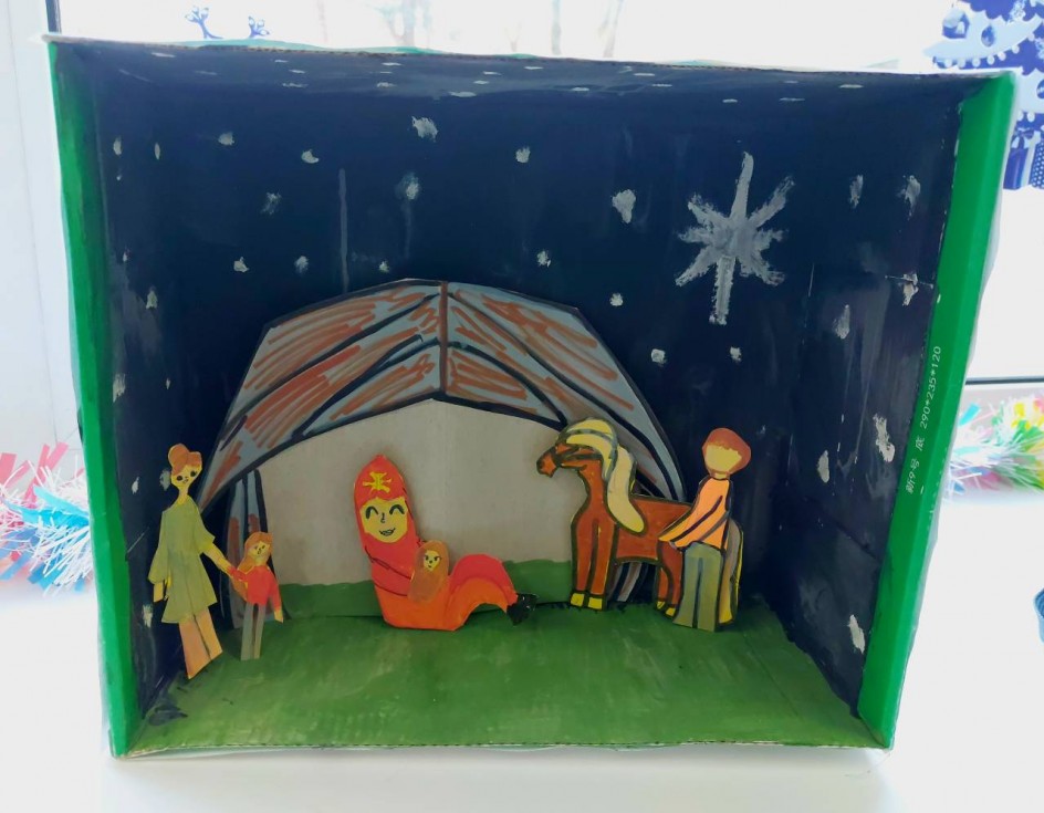 Радость встречи у рождественского вертепа