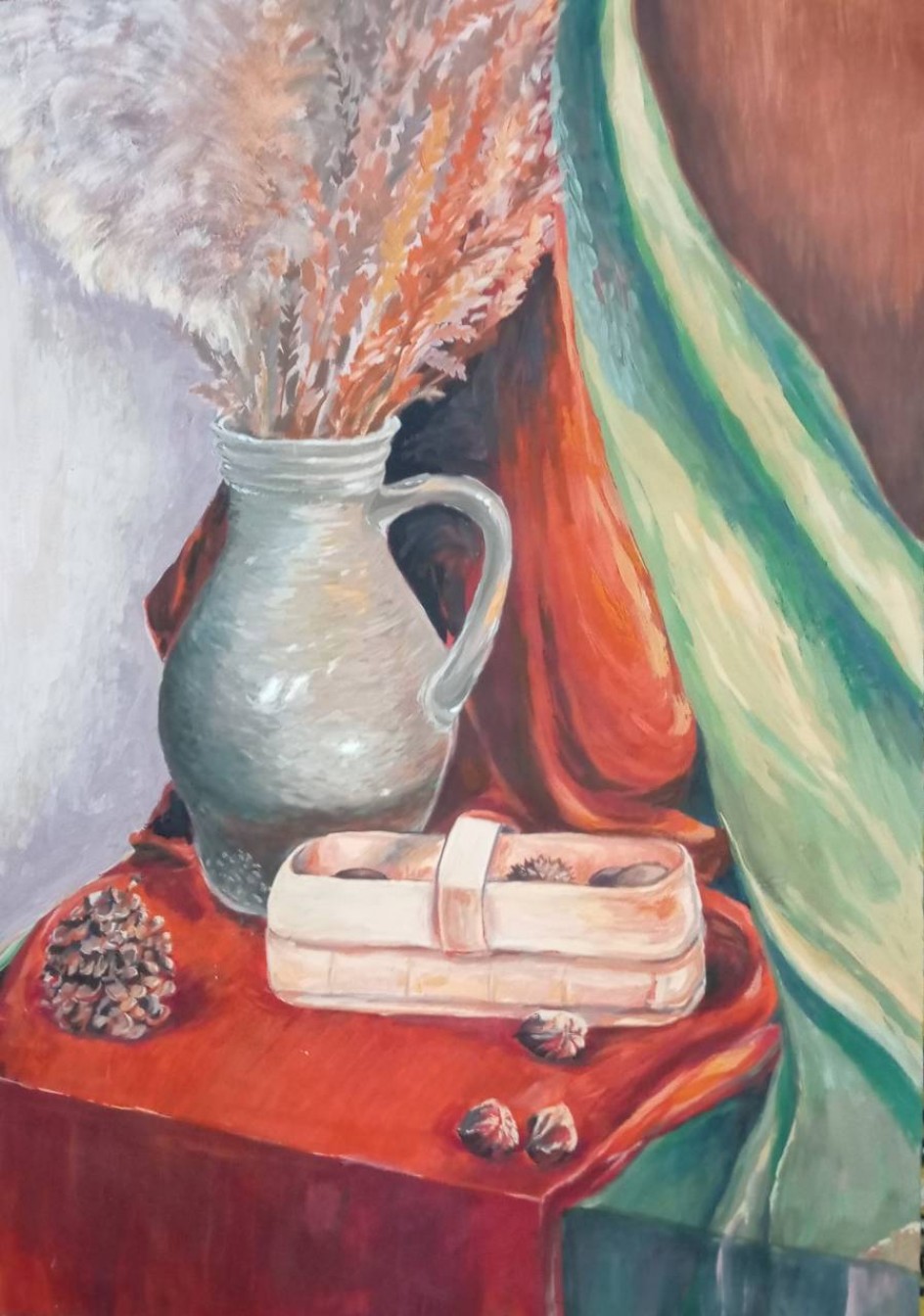 Натюрморт с колосьями