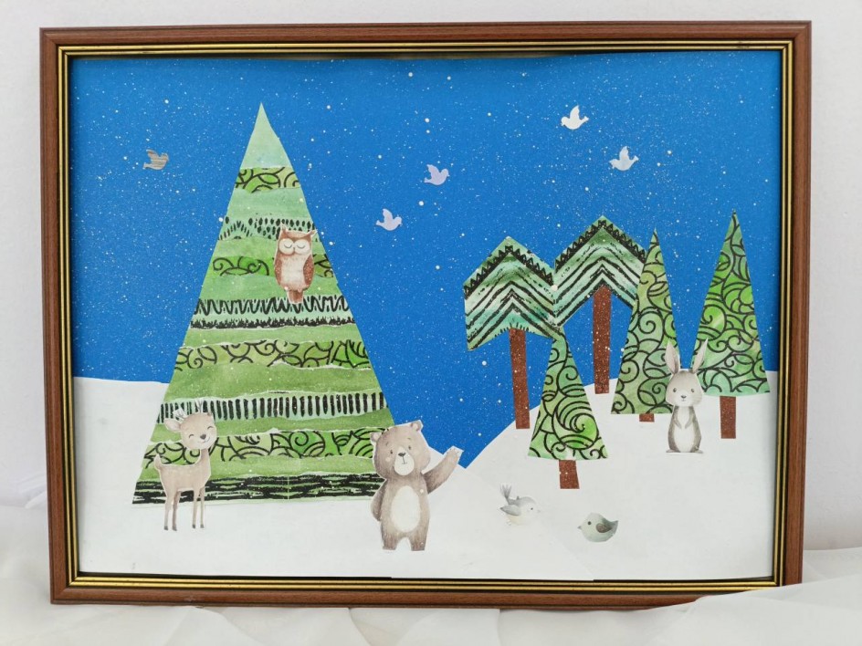 Зима в сказочном лесу