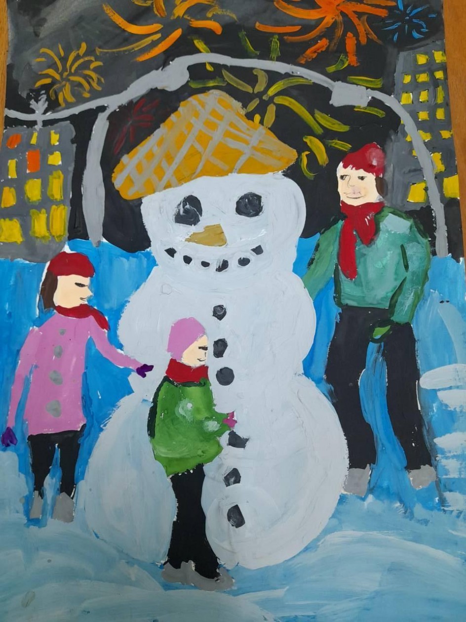 Самый большой снеговик