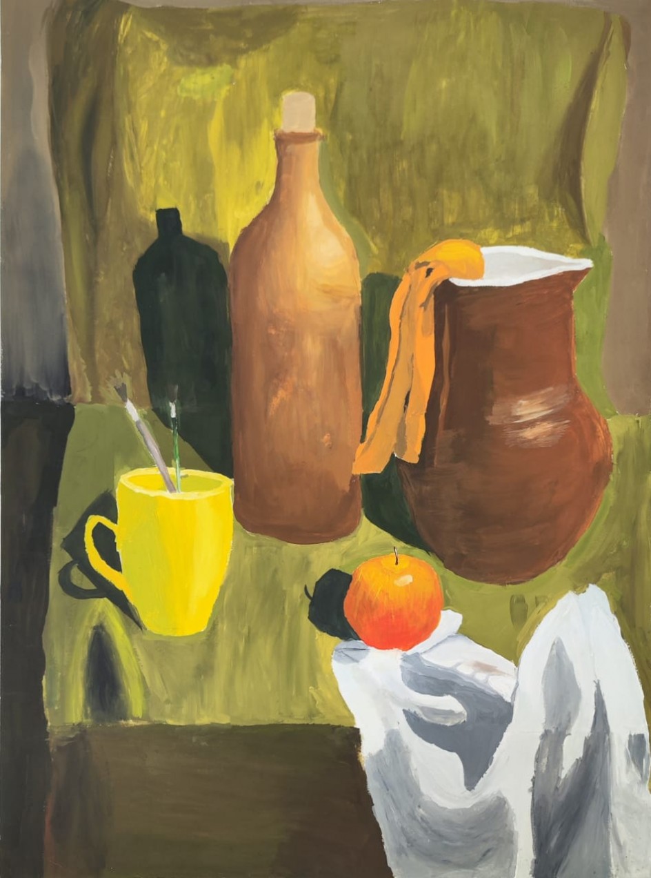 Натюрморт в теплых тонах