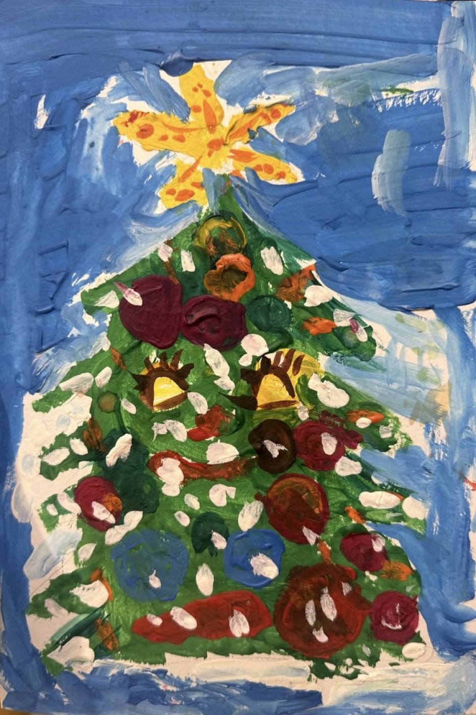 Сказочная праздничная елочка