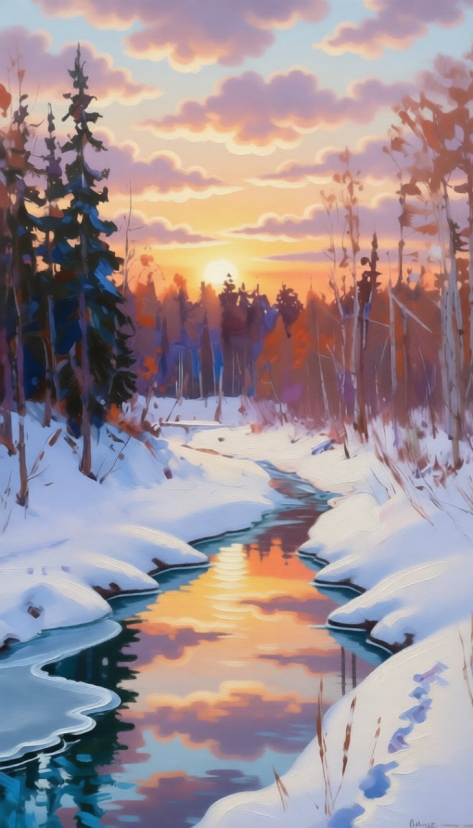 Зимняя капель