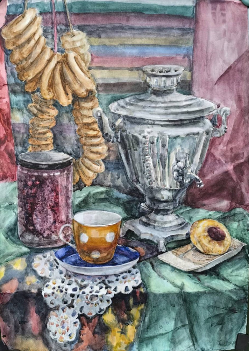 Натюрморт с баранками