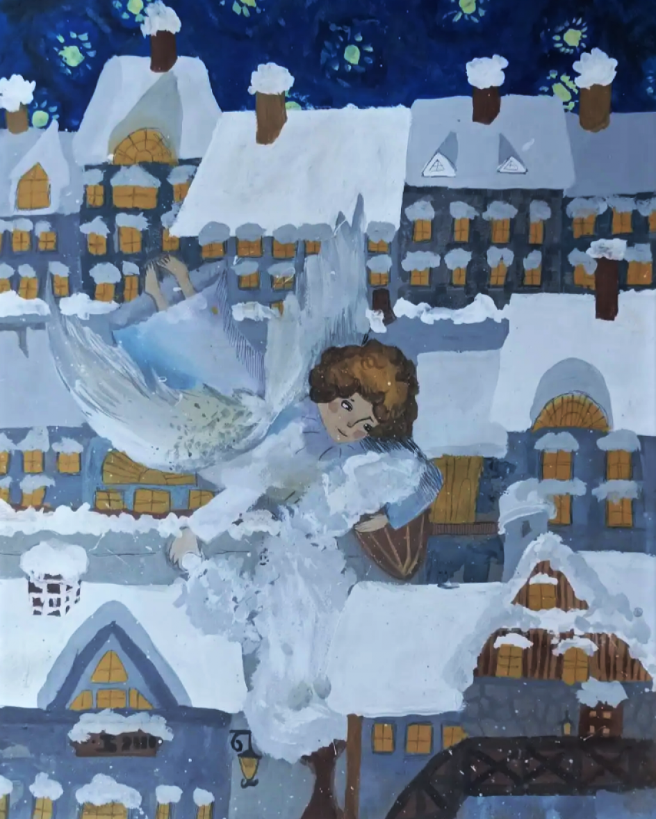 Над крышами города