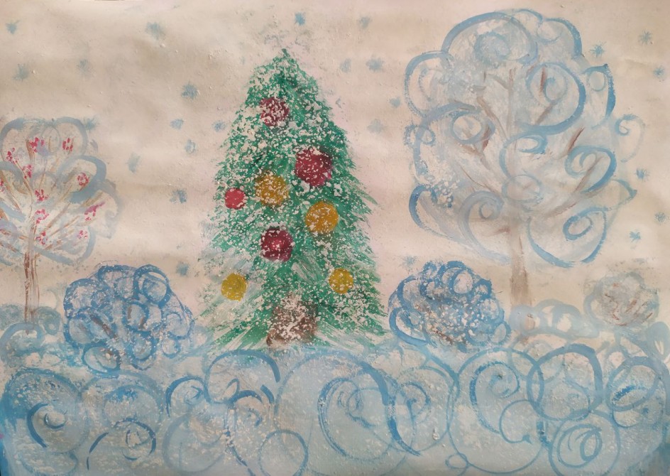 Волшебство зимнего парка