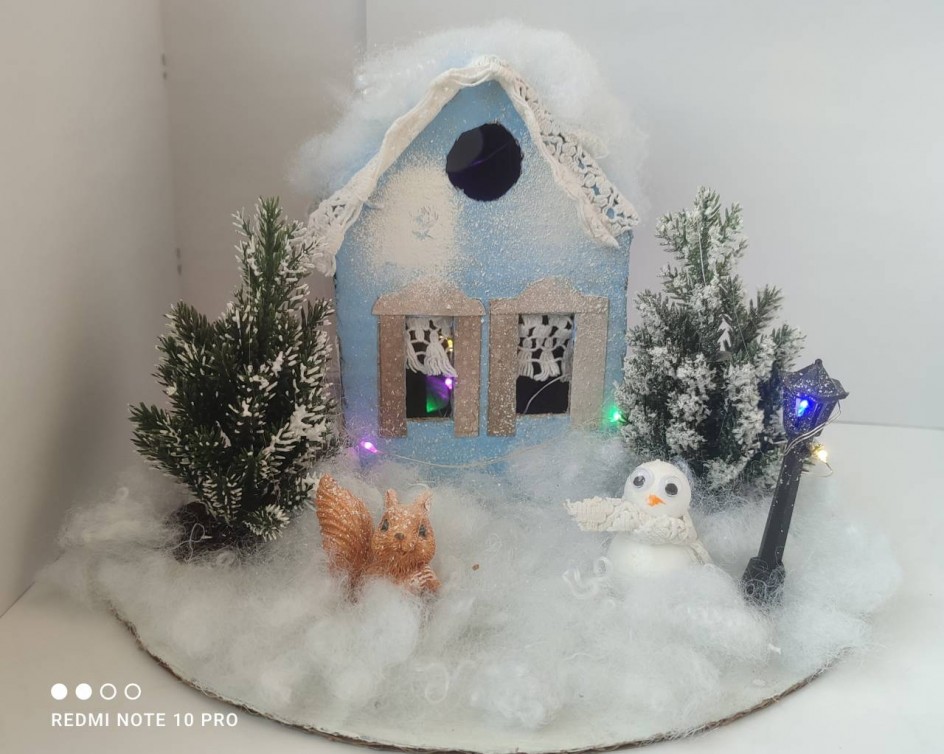 Зимний сказочный домик