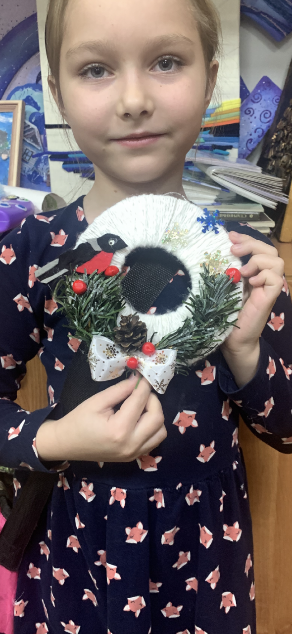 Зимний веночек