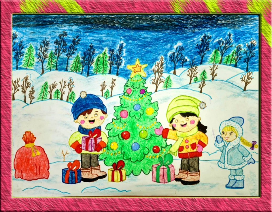 " Новогодний ёлочки наряд"