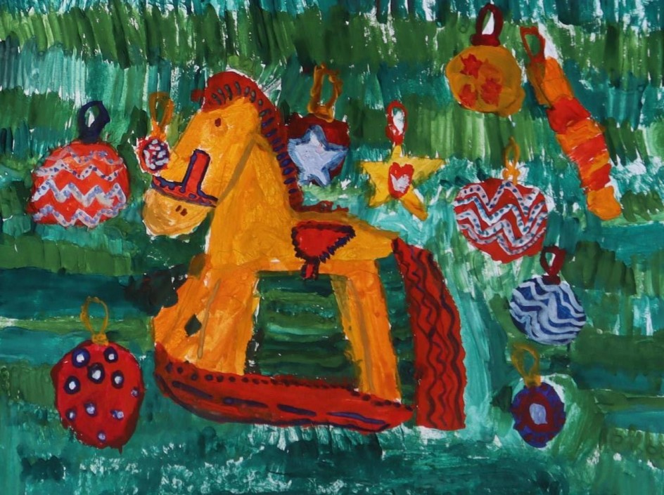 "Новогодняя лошадка"