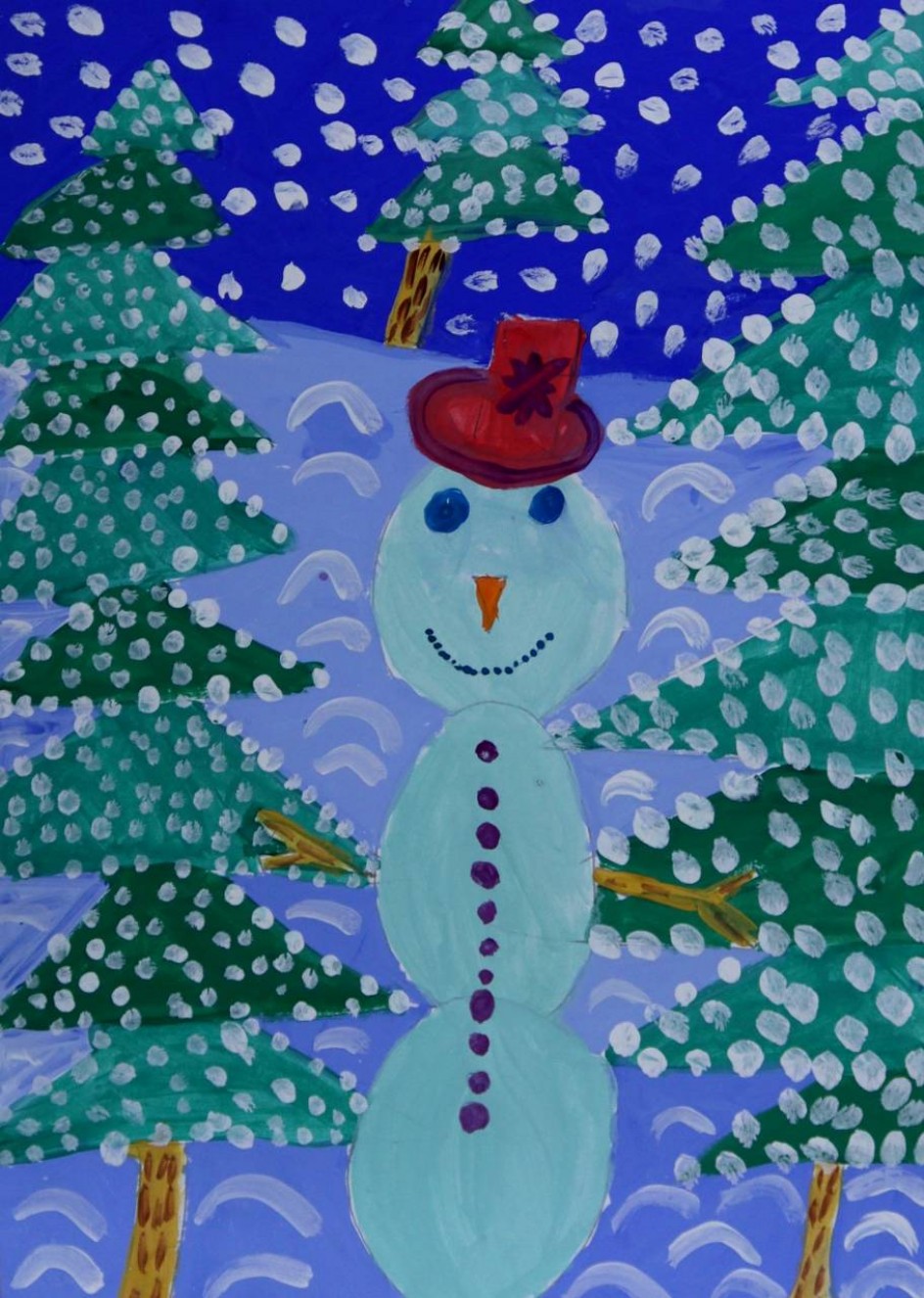 "Веселый снеговичок"