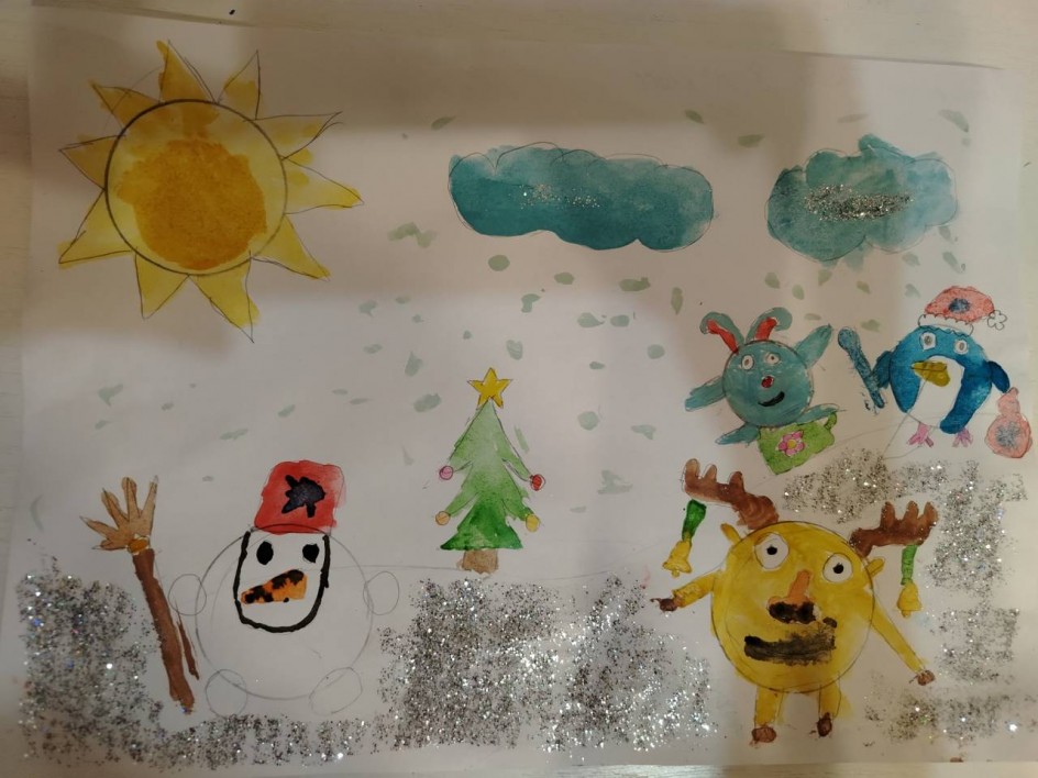 Новый год у Смешариков