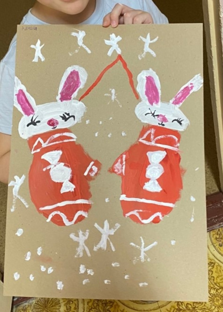 Зайки в рукавичках