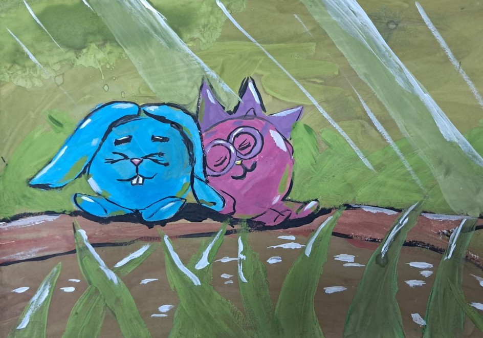 Крош и Ежик