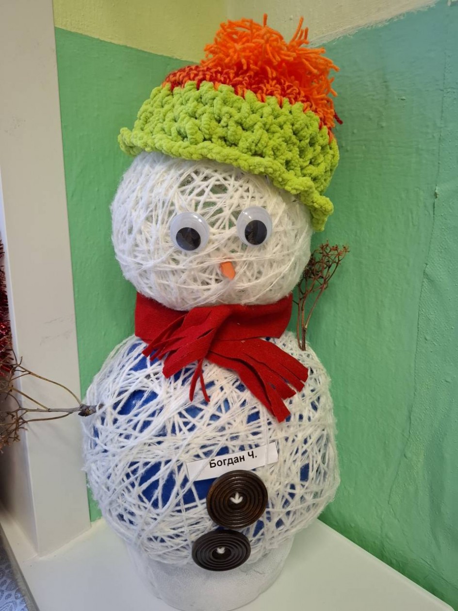 Наш снеговик