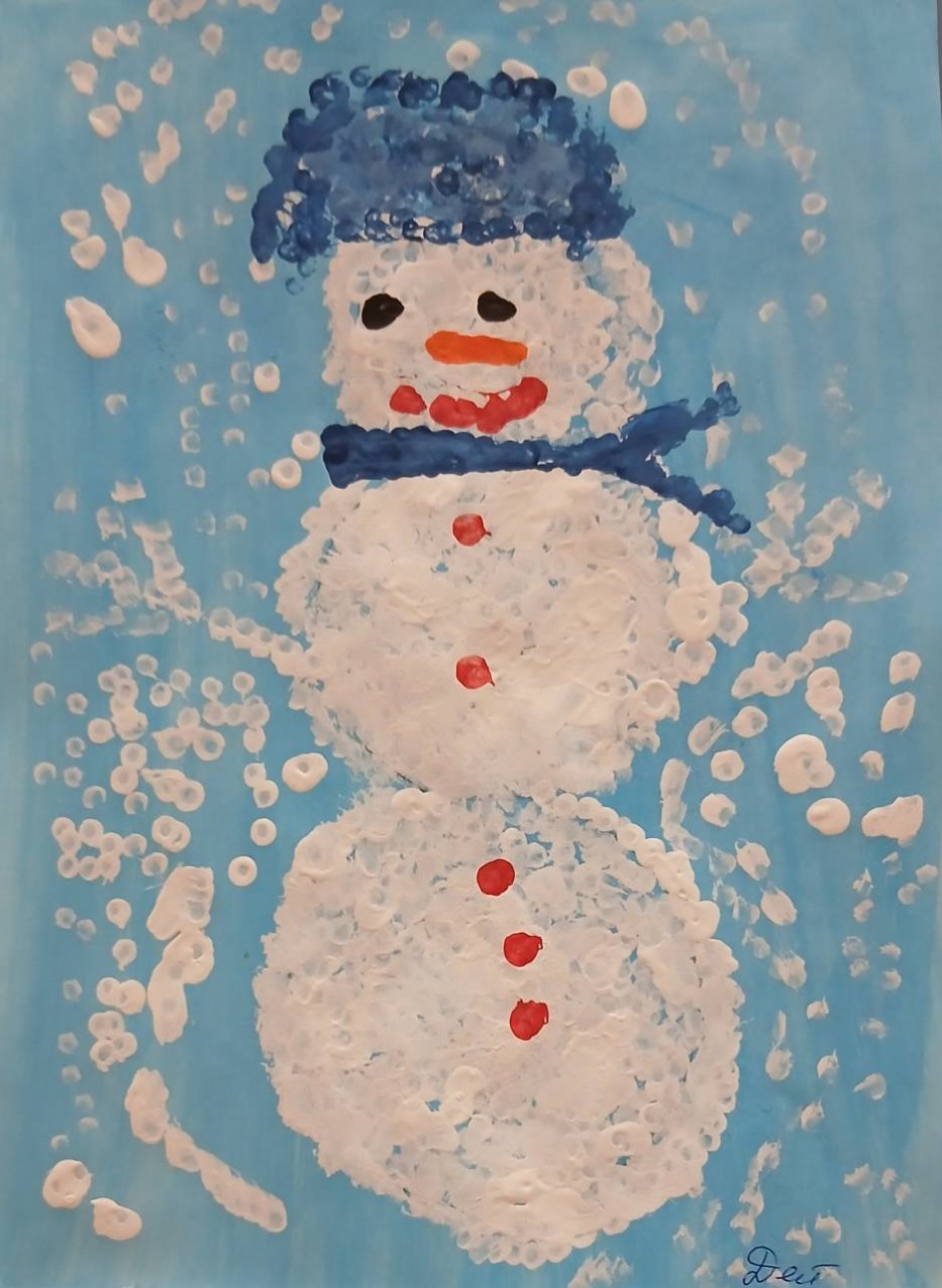 "Весёлый снеговик"