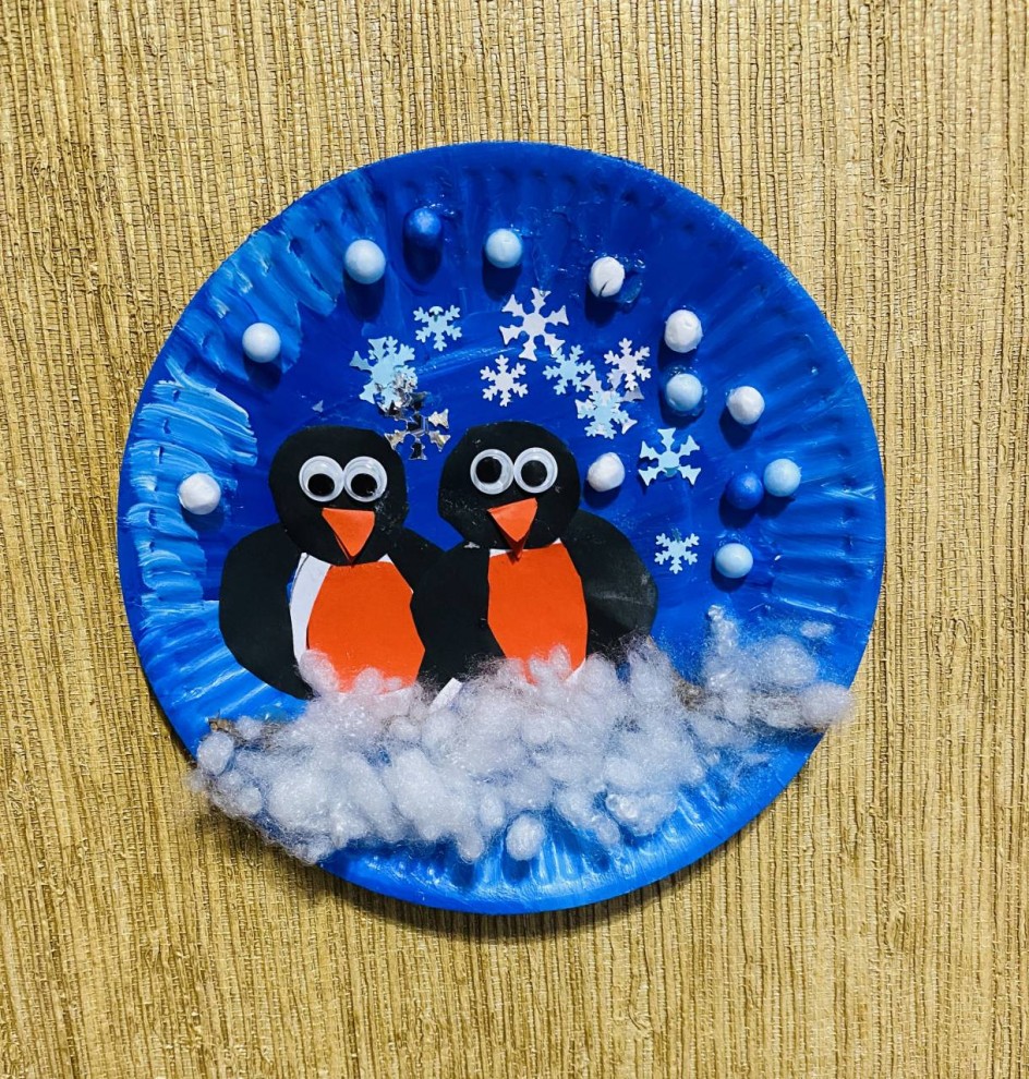 Зимние птички на веточках